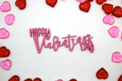 Matte Pink "Happy Valentine's Day"